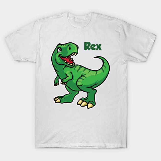 Rex the tyrannosaurus T-Shirt by Big Mak